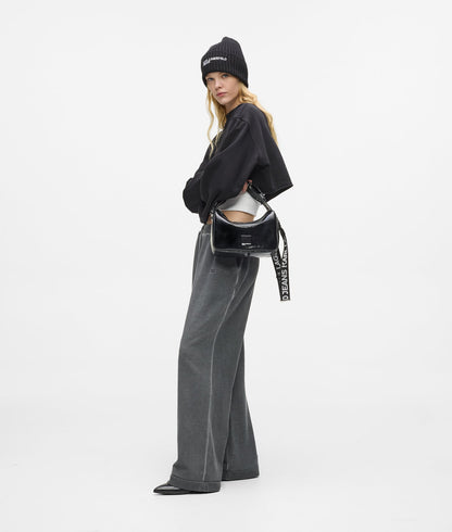 KarlLagerfeld Glossy Mini Hobo Bag Black