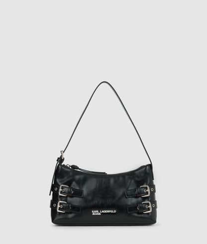 KarlLagerfeld Buckle Shoulder Bag Black