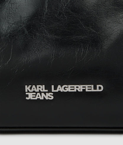 KarlLagerfeld Buckle Shoulder Bag Black