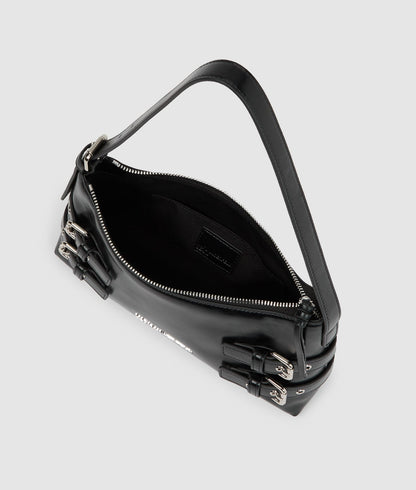 KarlLagerfeld Buckle Shoulder Bag Black