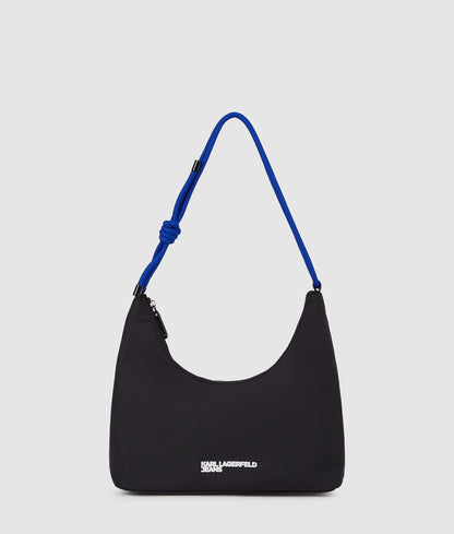 KarlLagerfeld Cord Nylon Shoulder Bag Black