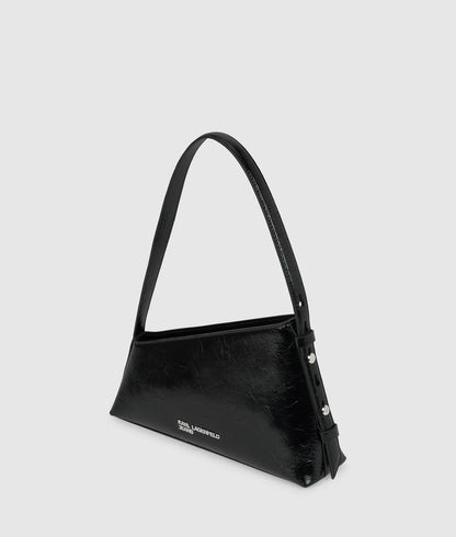 KarlLagerfeld Geo High-Shine Shoulder Bag Black