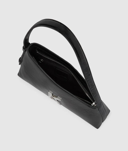 KarlLagerfeld Geo High-Shine Shoulder Bag Black
