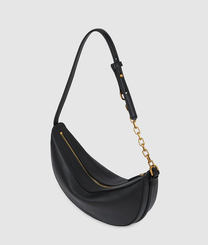 KarlLagerfeld Kautograph Small Moon Bag Black/Gold