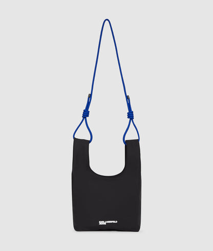 KarlLagerfeld Cord Nylon Tote Bag Black