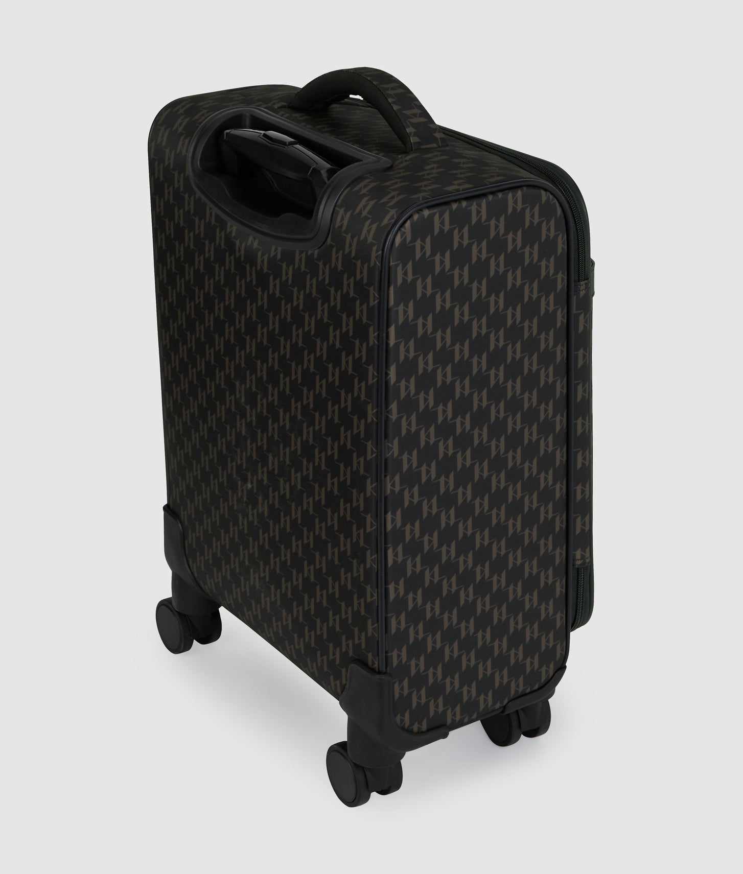 KarlLagerfeld Ikon Monogram Trolley Case Brown-Monogram