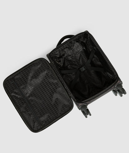KarlLagerfeld Ikon Monogram Trolley Case Brown-Monogram