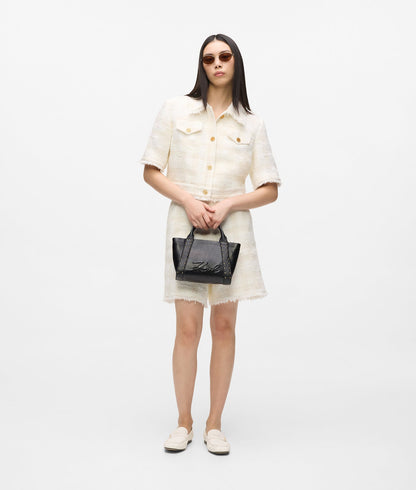 KarlLagerfeld Kville Small Studded Tote Bag Black/Gold