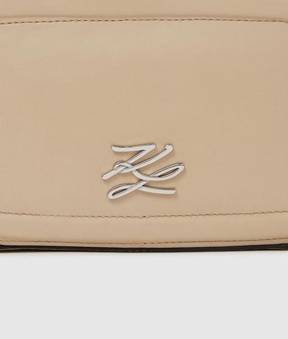 KarlLagerfeld Kautograph Chain Top Handle Bag Safari
