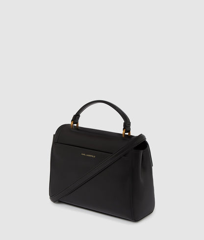 KarlLagerfeld Kautograph Small Top Handle Bag Black/Gold