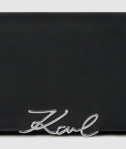 KarlLagerfeld Ksignature Mini Shoulder Bag Black/Gold