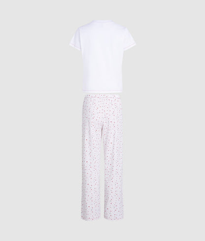 Karl Lagerfeld Heart Print Pajama Set Hearts