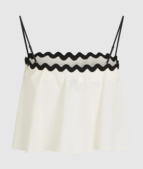 KarlLagerfeld Signature Macramé Beach Bag Natural/Black