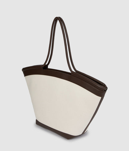 KarlLagerfeld Hotel Karl Large Beach Tote Bag Natural