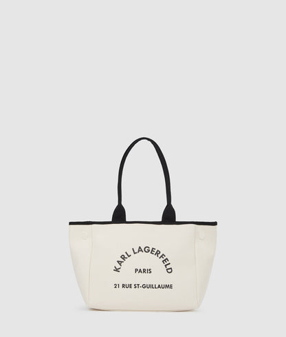 KarlLagerfeld Rue St-Guillaume Transformable Tote Bag Natural