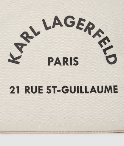 KarlLagerfeld Rue St-Guillaume Transformable Tote Bag Natural