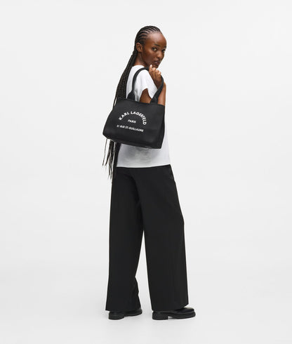 KarlLagerfeld Rue St-Guillaume Transformable Tote Bag Black
