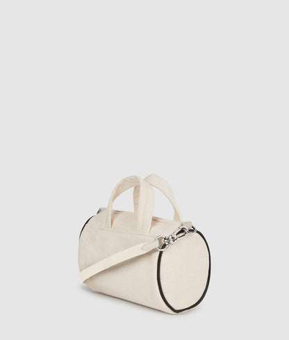 KarlLagerfeld Rue St-Guillaume Mini Duffle Bag Natural
