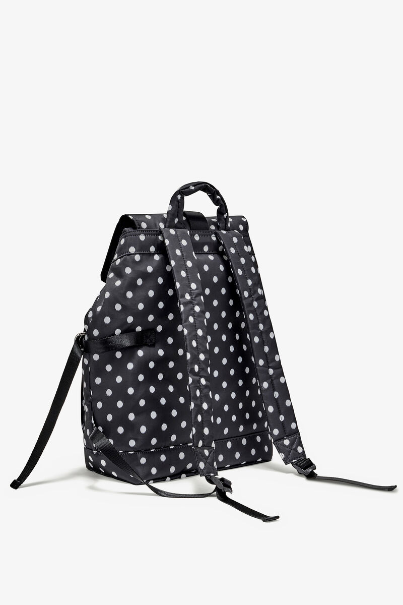 Ganni Black Dots Re-Tech Backpack