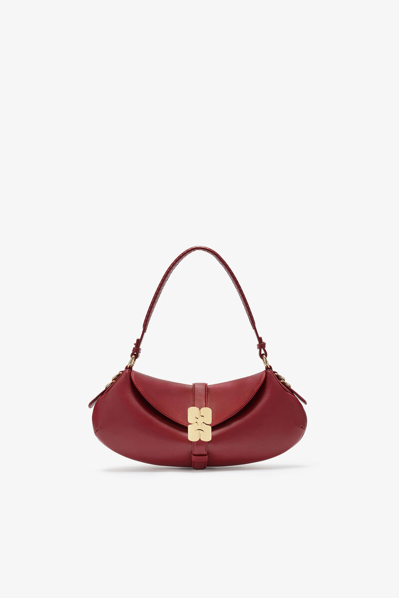 Ganni Red Dahlia Red B-Kat Bag