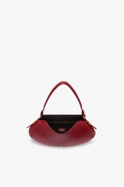 Ganni Red Dahlia Red B-Kat Bag