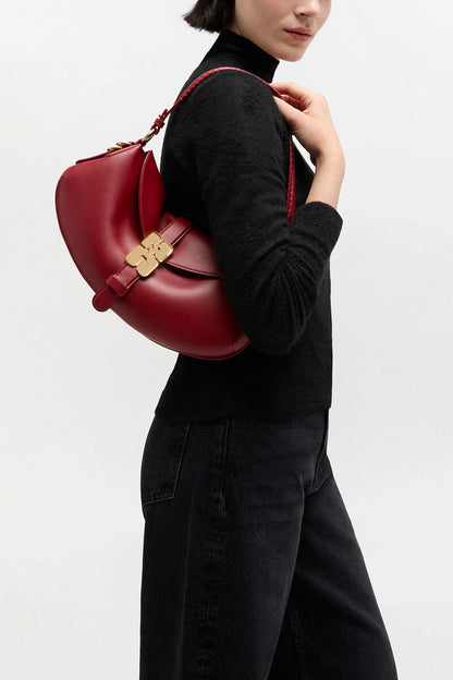 Ganni Red Dahlia Red B-Kat Bag