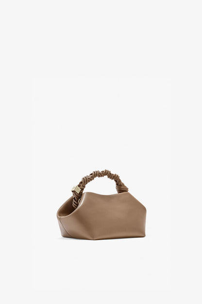 Ganni Coca Mocha Small Bou Bag In Brown