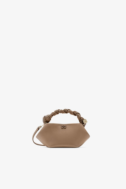 Ganni Coca Mocha Mini Bou Bag In Brown