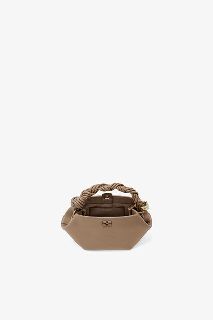Ganni Coca Mocha Mini Bou Bag In Brown