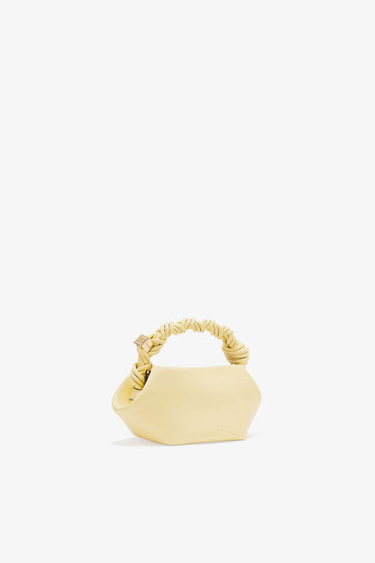 Ganni Yellow Cream Mini Bou Bag In Yellow