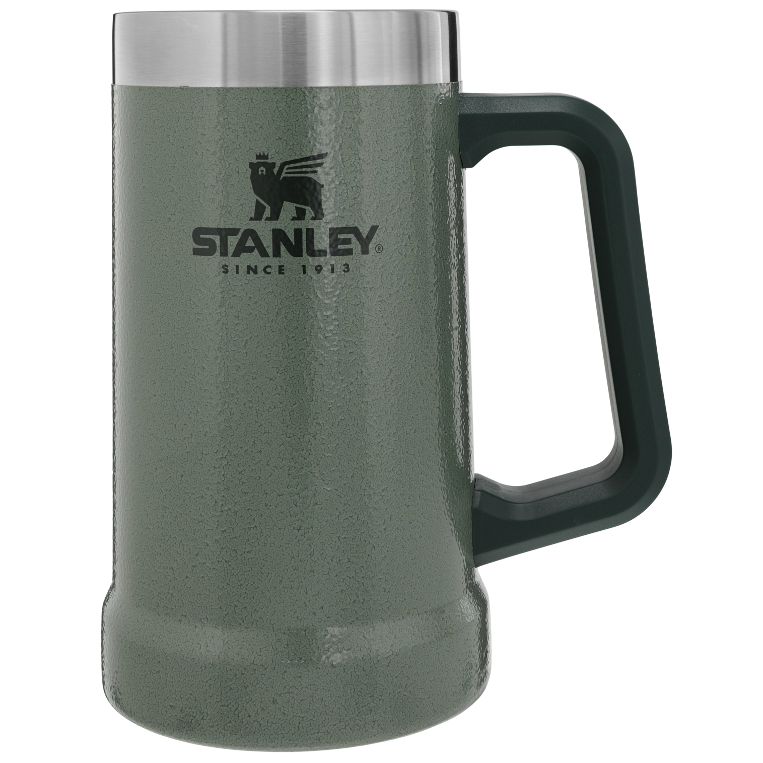 Adventure Big Grip Beer Stein | 24 OZ - Stanley Create Hammertone Green Hammertone Green