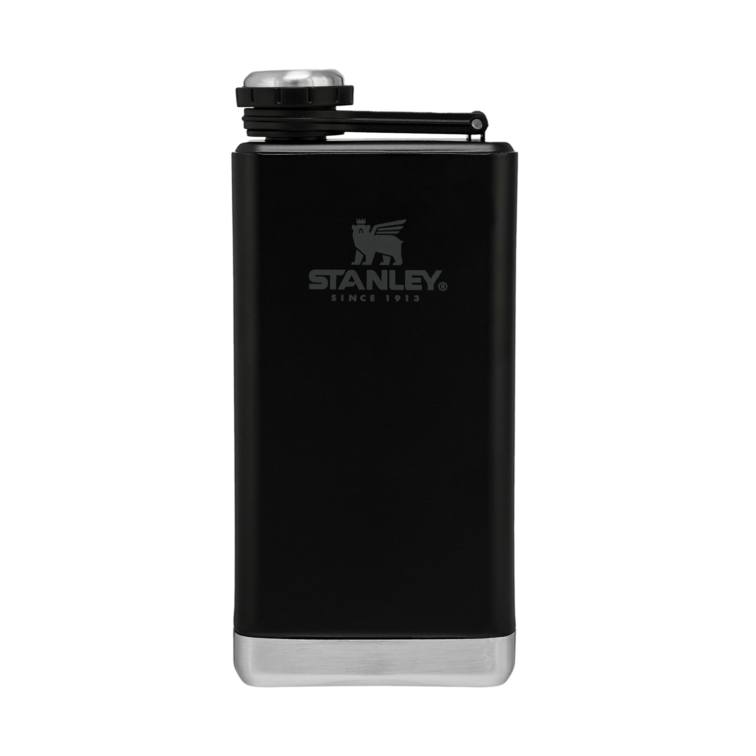 Stanley Classic Easy Fill Wide Mouth Flask | 8 OZ | Stanley Create Matte Black Matte Black