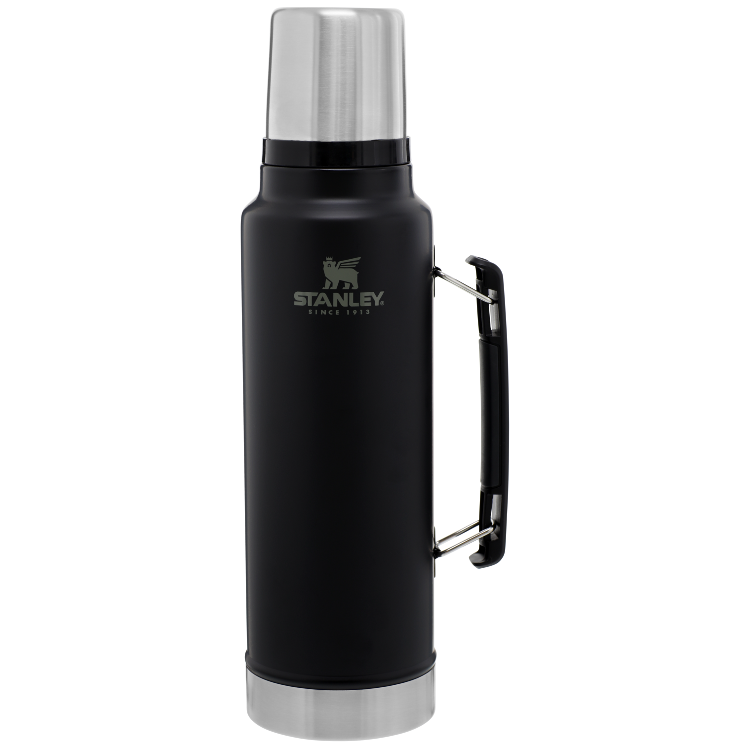 Stanley Classic Legendary Bottle | 1.5 QT | Stanley Create Matte Black Matte Black Matte Black