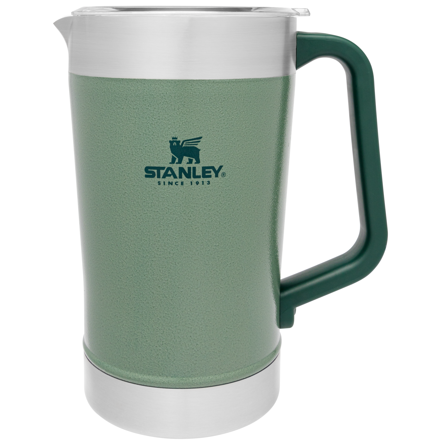 Classic Stay Chill Beer Pitcher | 64 OZ Hammertone Green Hammertone Green