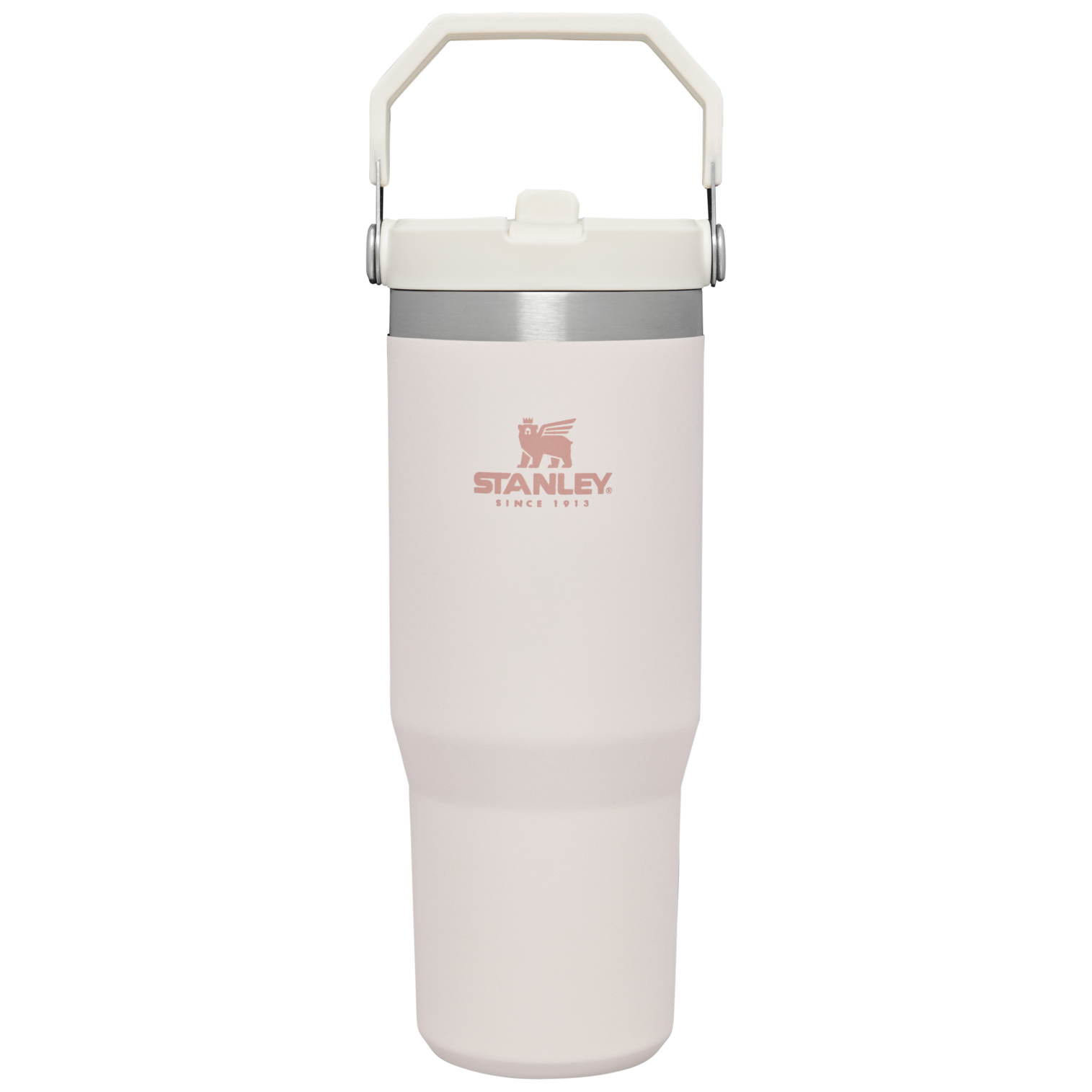 The IceFlow Flip Straw Tumbler | 30 OZ - Stanley Create Rose Quartz Rose Quartz