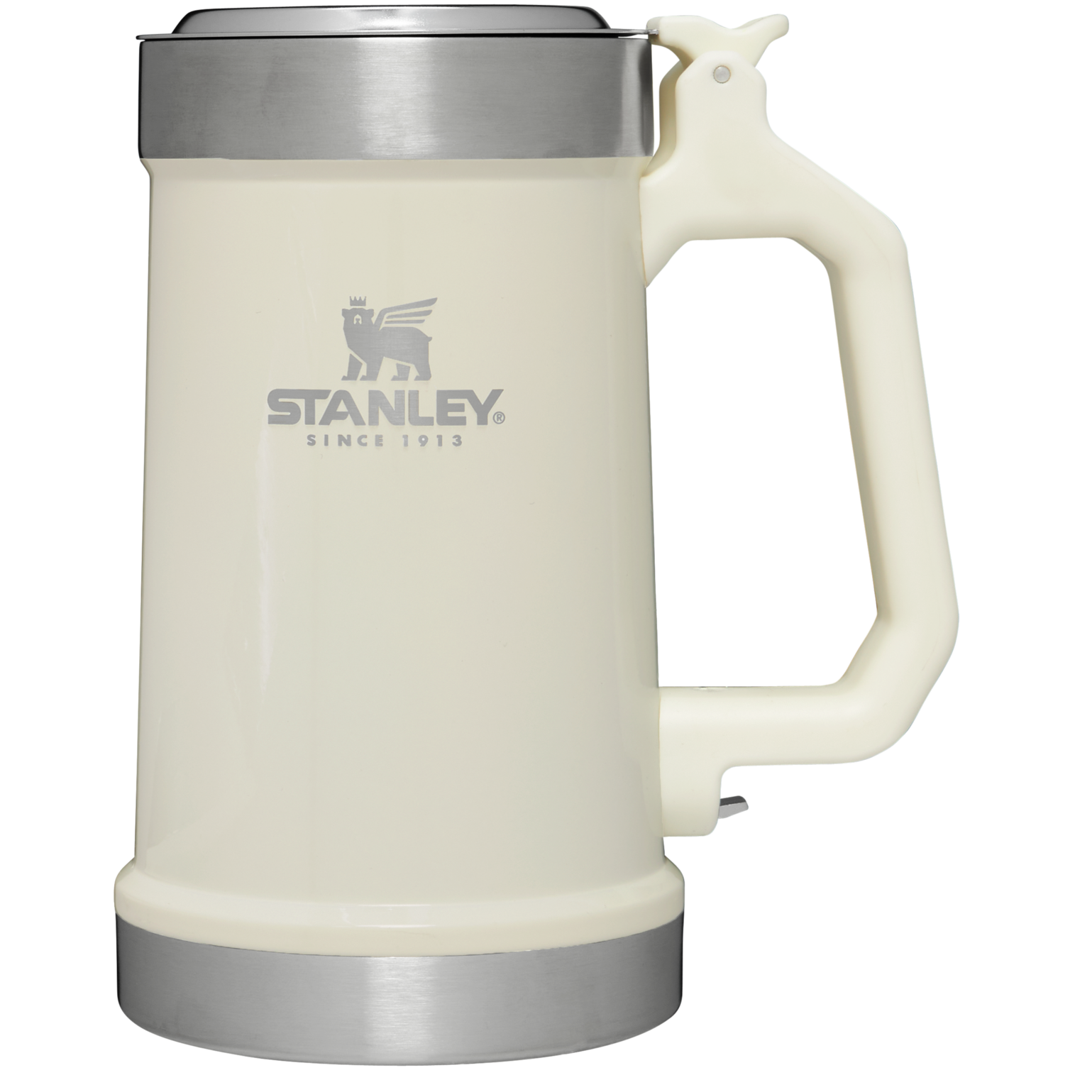 Stanley Classic Bottle Opener Beer Stein | 24 OZ Cream Gloss Cream Gloss