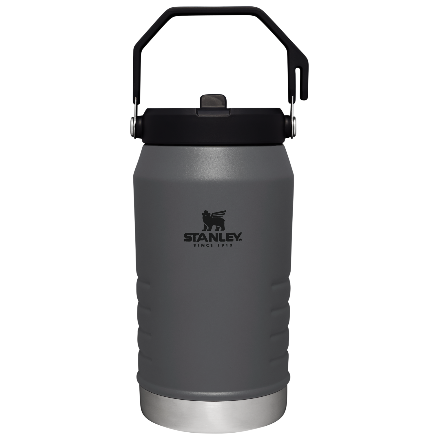 The IceFlow Flip Straw Jug | 64 OZ - Stanley Create Charcoal Charcoal