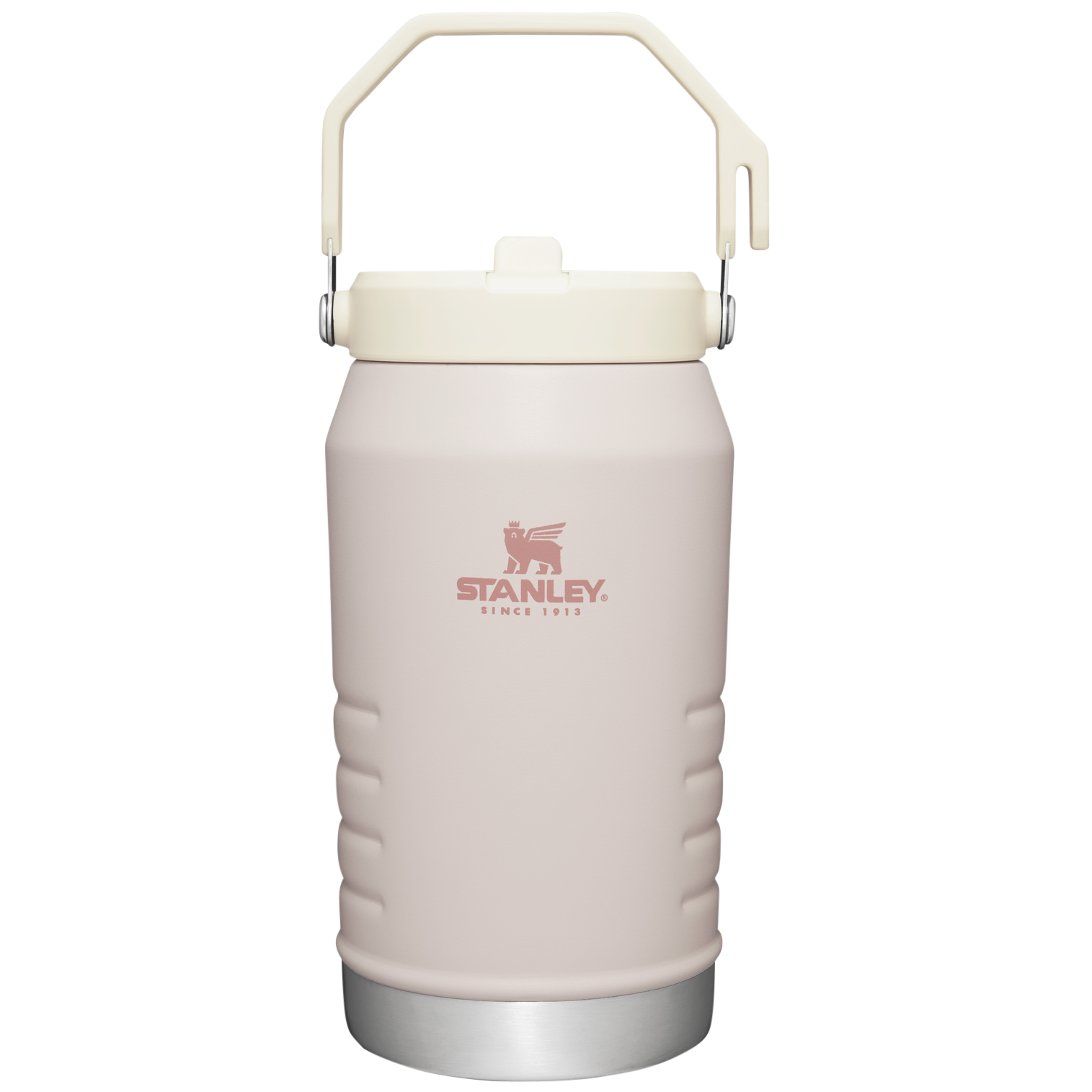 The IceFlow Flip Straw Jug | 64 OZ Rose Quartz Rose Quartz