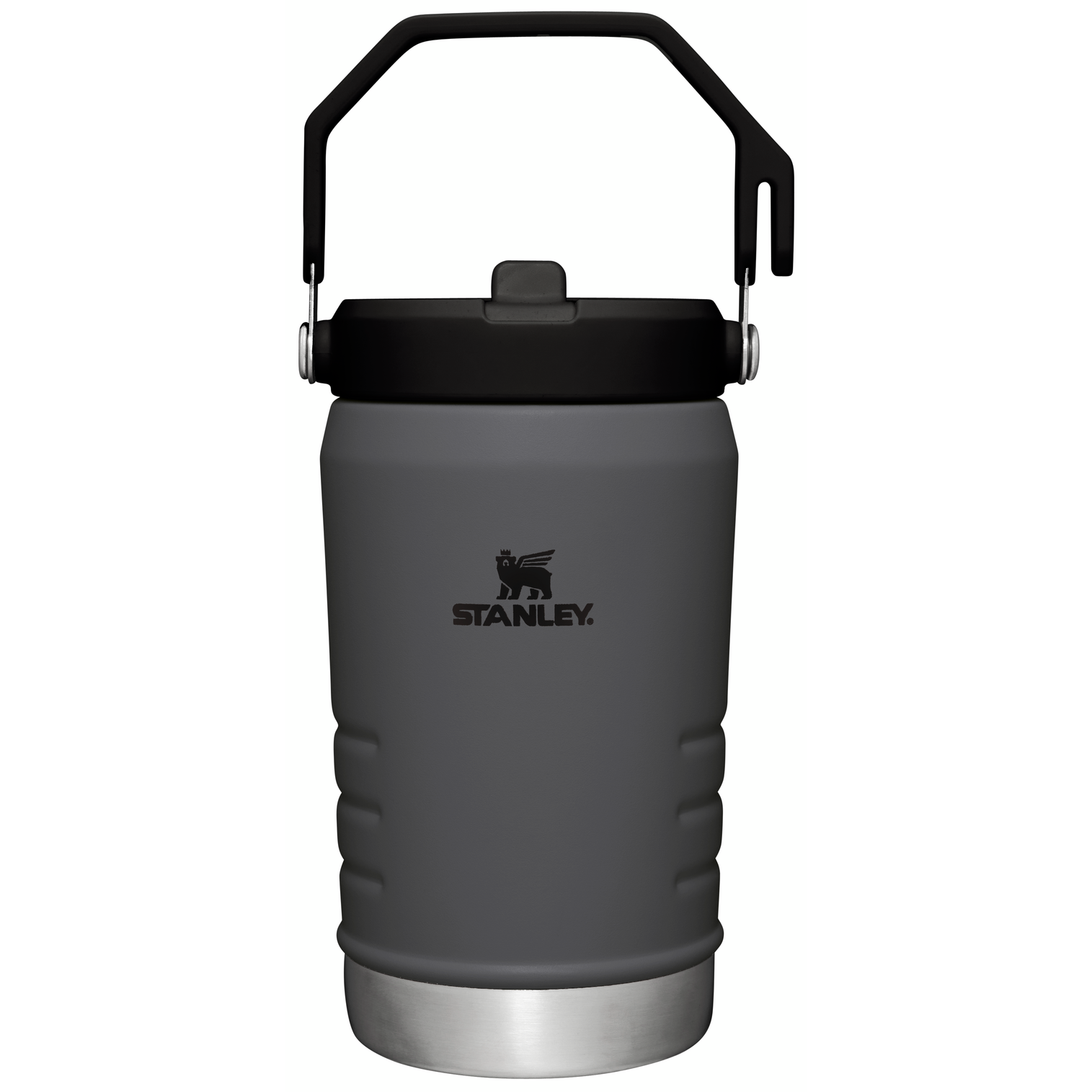 Stanley The IceFlow Flip Straw Jug | 40 OZ | Stanley Create Charcoal Charcoal
