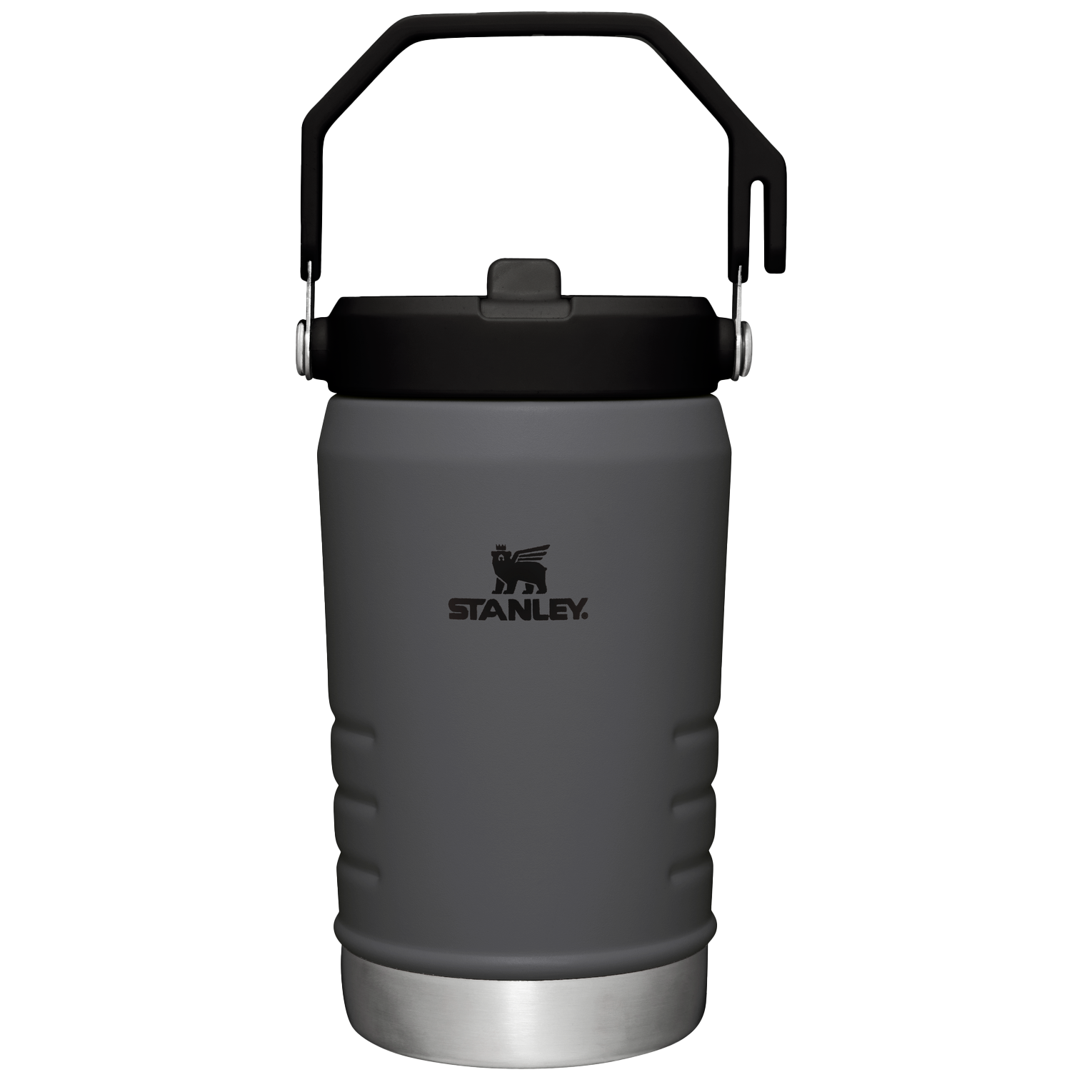 Stanley The IceFlow Flip Straw Jug | 40 OZ Charcoal Charcoal