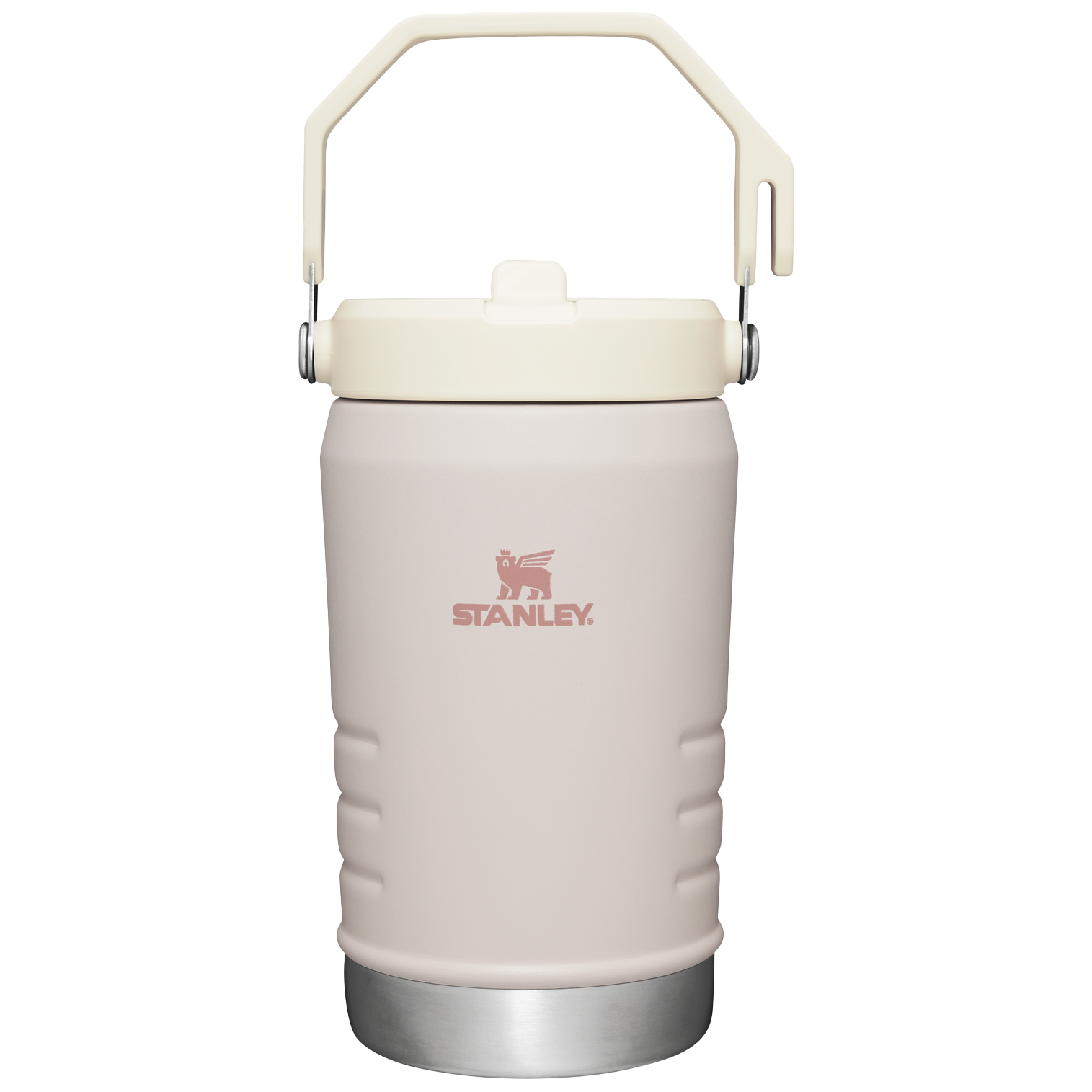 The IceFlow Flip Straw Jug | 40 OZ Rose Quartz Rose Quartz