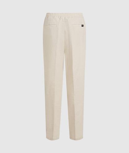 Karl Lagerfeld Linen Suit Pants Natural