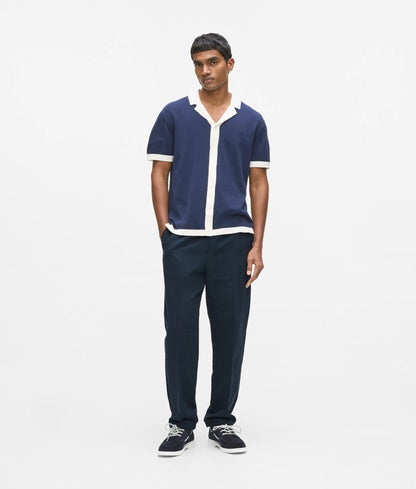 Karl Lagerfeld Linen Suit Pants Peacoat