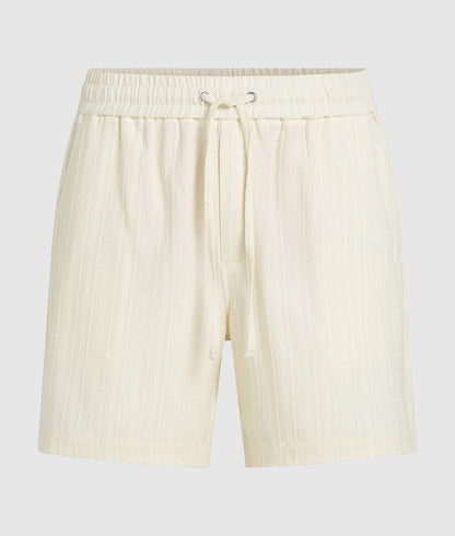 Karl Lagerfeld Textured Shorts Cannoli Cream