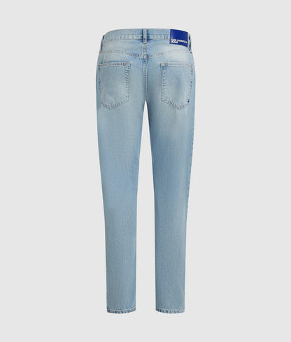Karl Lagerfeld Vintage Wash Tapered Jeans Vintage Light Blue