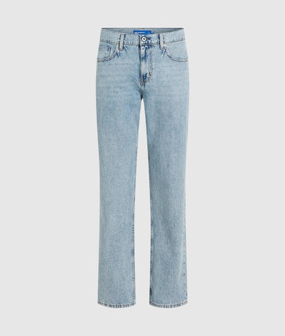Karl Lagerfeld Acid Wash Straight Jeans Acid Light Blue
