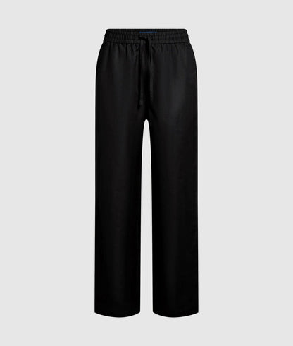 Karl Lagerfeld Linen Blend Pants Black