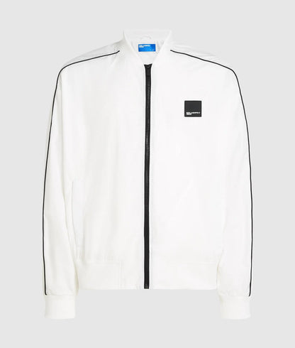 Karl Lagerfeld Lightweight Bomber Jacket White