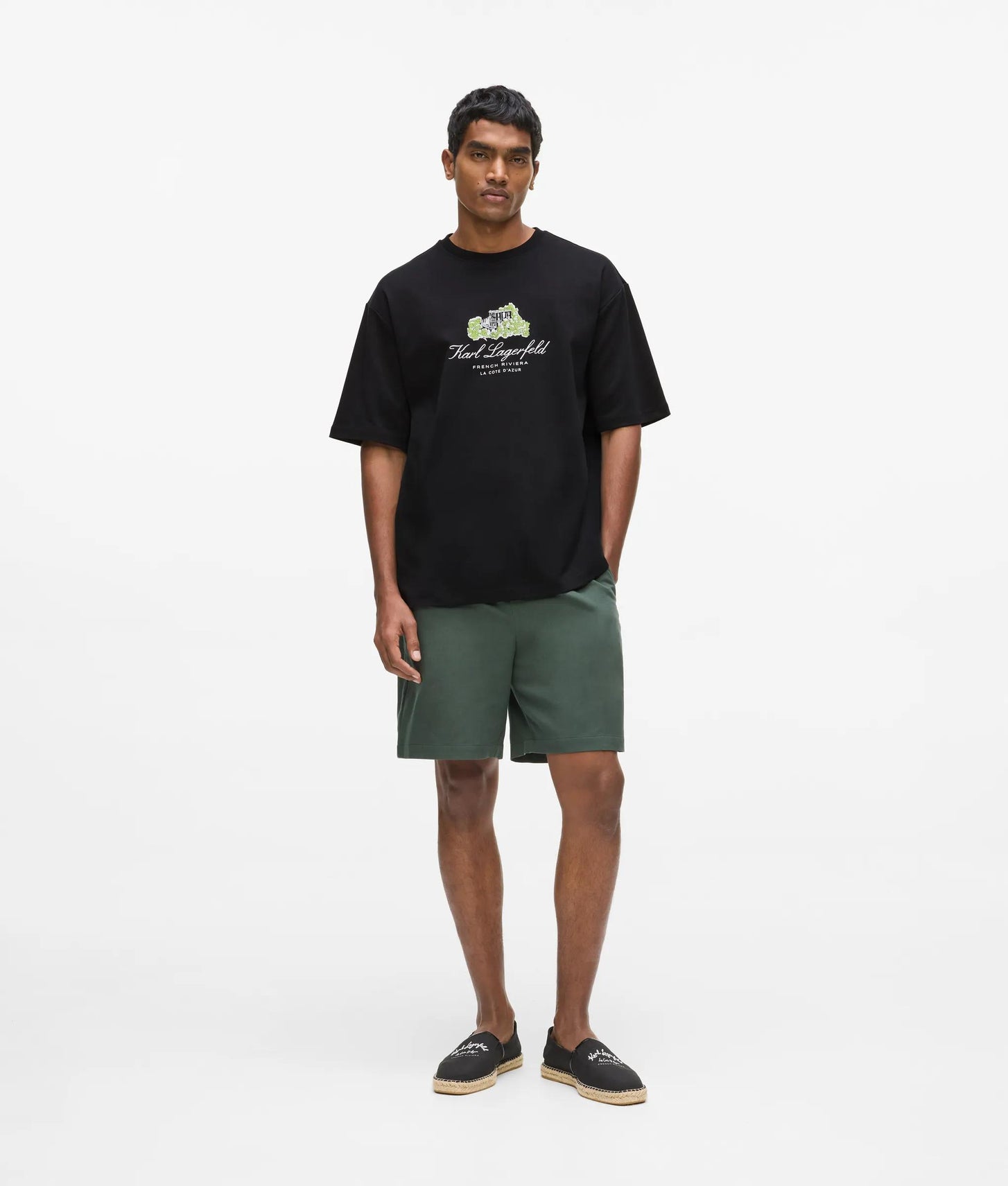 Karl Lagerfeld Villa La Vigie T-Shirt Black