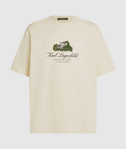 Karl Lagerfeld Villa La Vigie T-Shirt Cannoli Cream